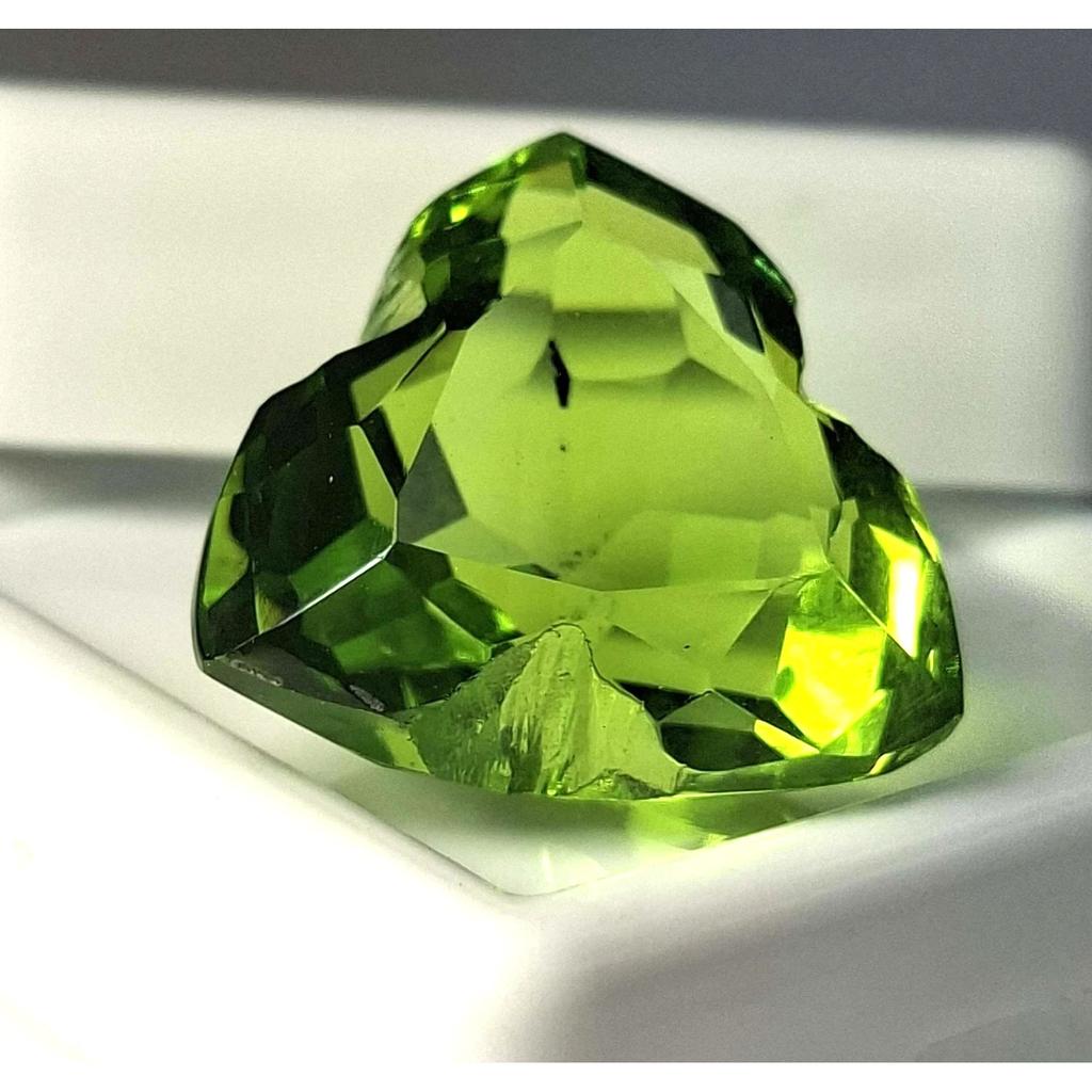 Green Color Peridot Natural 12-14 Ct Fancy Cut Fabulous Certified Gemstone