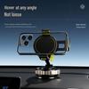 Magnetic Car Phone Holder with Vacuum Suction and Clip