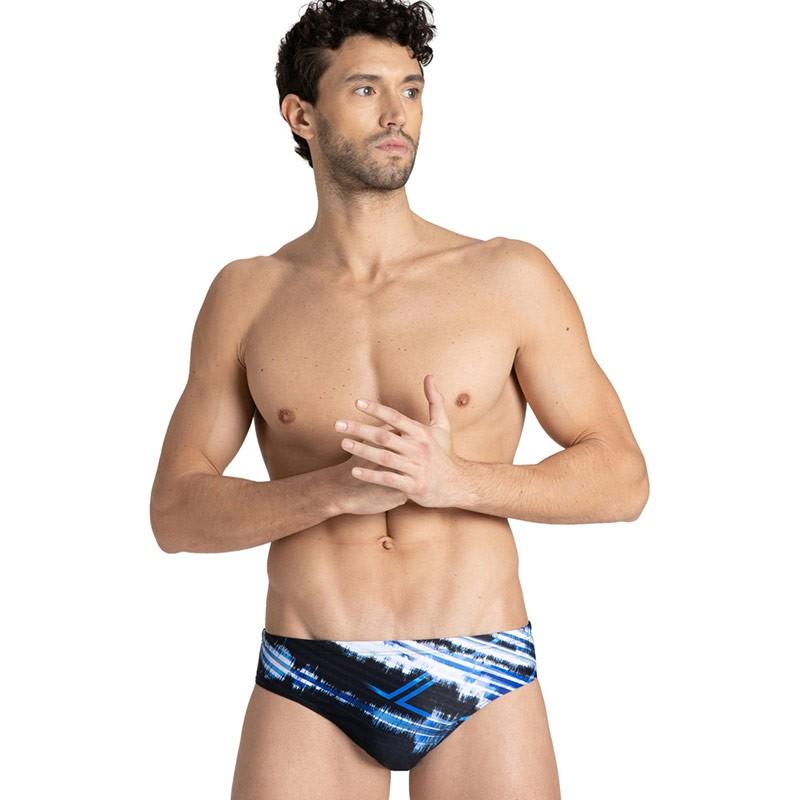 Y6421 SWIMMING TRUNKS men's swim briefs ARENA STARRY BRIEF F80 UK32 D4