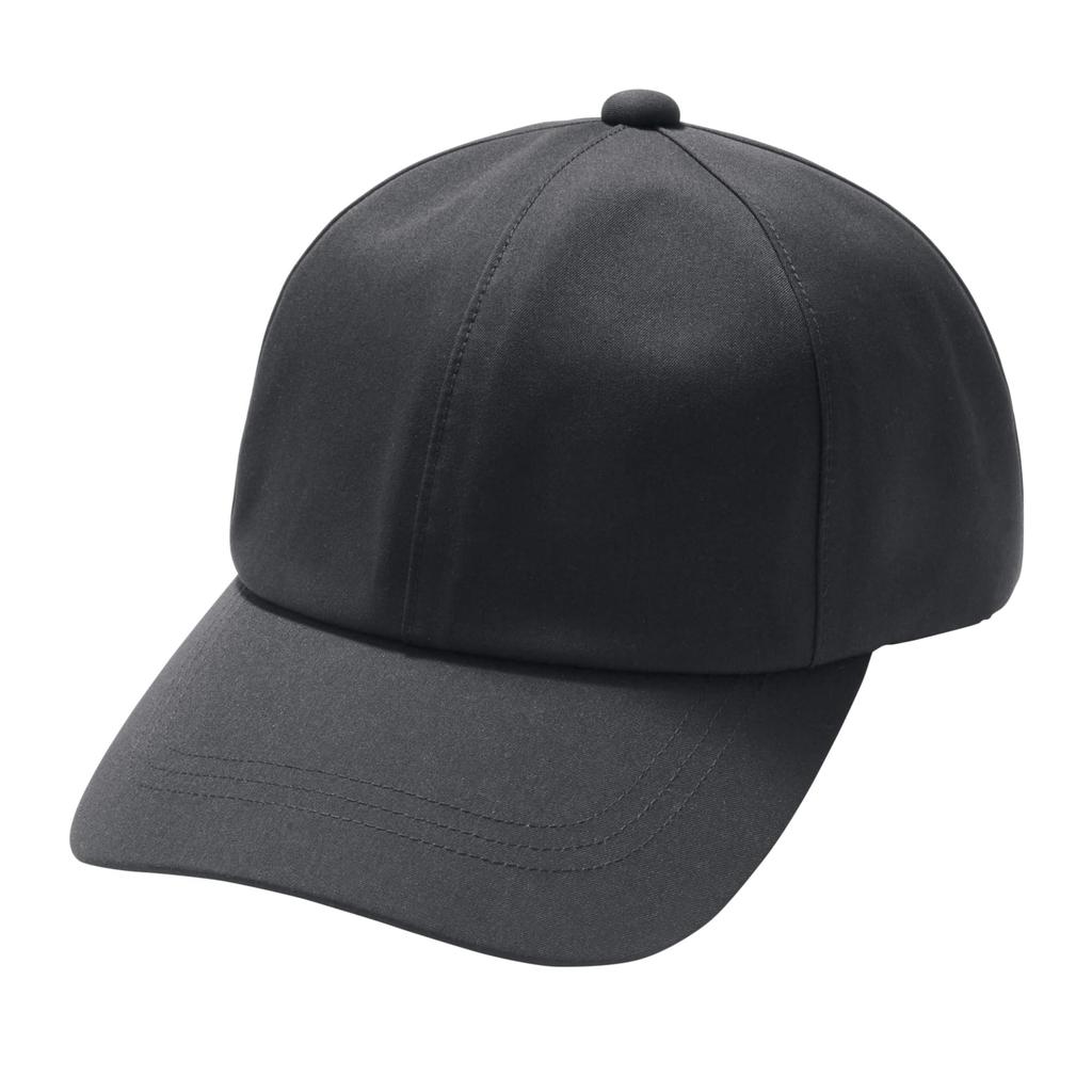 MUJI Cap Unisex Adults DBB09A5A Black 55-59cm