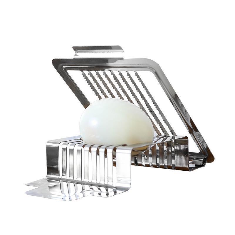 

2pcs Mini Manual Egg Slicer Egg Ham Mushroom Strawberry Soft Fruit Egg Slicer Cutter Hard Boiled Eggs Multipurpose Egg Cutter
