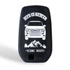 Suity Specially Designed for Toyota Land Cruiser Land Cruiser Anti-Scratch Smart Key Silicone Key Cover Key Case Black, Black