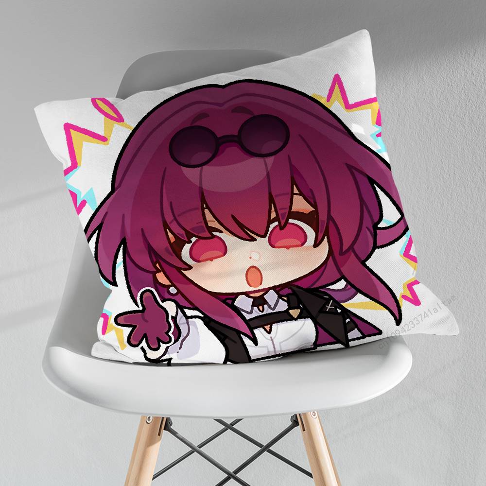 HHonkai Star Rail KKafka Verschiedene Größen Quadratische Kissenhülle Für Auto Zuhause Schlafzimmer Dekor Geburtstag Geschenk