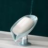 Leaf Shape Drain Soap Box Soap Holder Box Bathroom Shower Soap Holder Sponge Storage Plate Tray Bathroom Supplies Soap Shelf