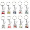 28 Styles 28x90mm DIY Transparent Resin Goldfish & Clownfish Keychain Pendant Ornaments