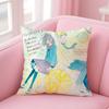 Anime H-Honey L-Lemon Soda Pillow Case Pattern Printing Pillowcase Living Room Sofa Cushion Cover Bedroom Room Decor