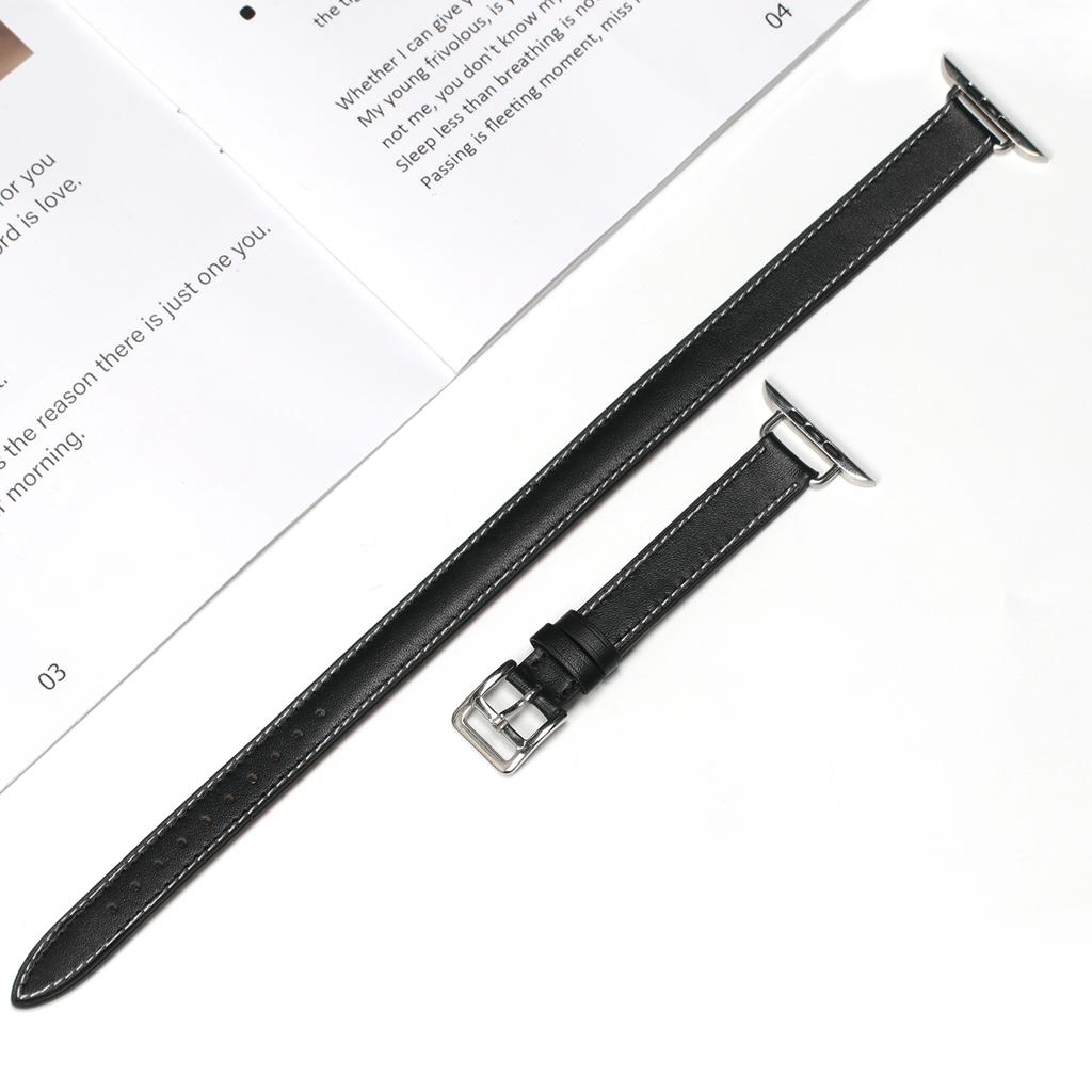 Luxury Slim Genuine Leather Loop Watch Bands for Apple IWatch Strap