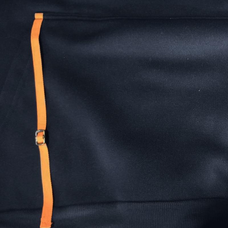 Autumn Winter Pullover Men's Casual Multi Zipper Arm Pocket Hoodie Pullover Plus Fleece Hoodie Men's