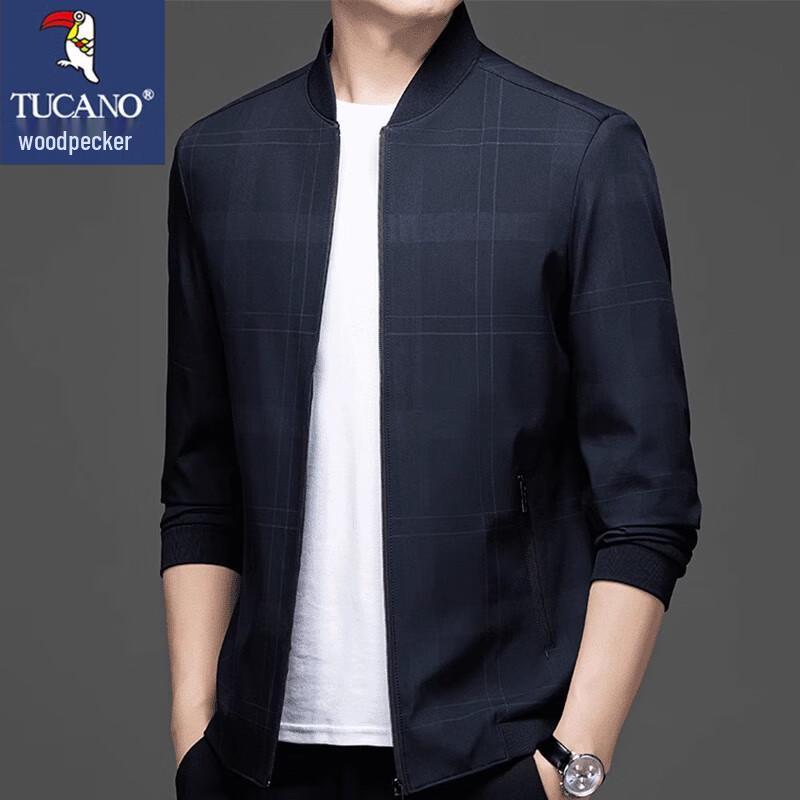 

TUCANO Men s Stand Collar Business Casual Jacket XL