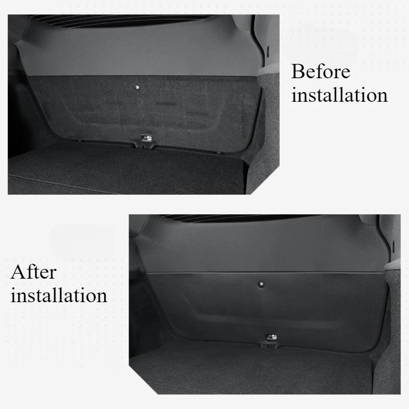 For Tesla Model Y Juniper 2025 Launch Car Trunk Tailgate Protection Pad Trunk TPE Anti-dirty Waterproof Backplate Protective Pad