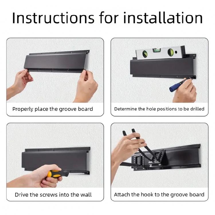 Ski Snowboard Wall Mount Rack Without Marring Surfaces Protects Equipment Fit Various Board Types And Size