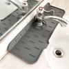 Kitchen Drain Mat Kitchen Sink Strainer Silica Gel Splashproof Water Filter Pad Bathroom Utensils Accessory Accessories Fixture