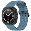 Ocean Sport Silicone Band NO Gaps Curved End Band Sweatproof Watch Strap Sports Wrist Band for Samsung Galaxy Watch 7 Ultra 47mm
