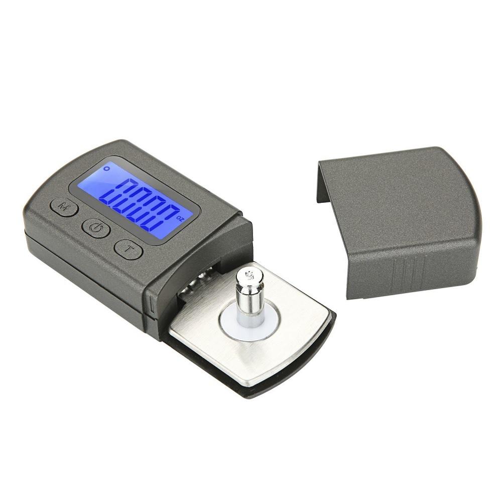 

Digital LCD Cartridge Scale Gauge 0.01g/5.00g Turntable Stylus Force Gauge Gray
