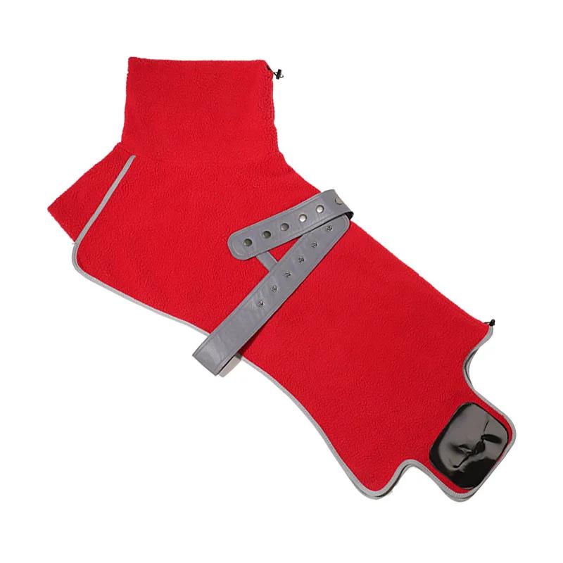 Polyester Fiber Dog Clothes Winter Thicken Lamb Wool Warmth and Insulation Large Dogs Cloak Outdoor Dog Walking Pet Products