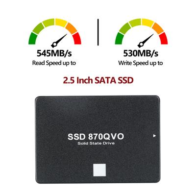 870 QVO SATA 3 2.5-inch SSD 64/128/256GB Speed Up To 545MB/s Read 530MB/s Write PC Computer Desktop Laptop Internal Solid State Drive Replacement