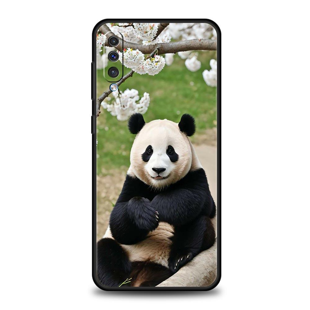 Fubao Panda Phone Case For Samsung A26 A36 A56 A54 A52 A50 A70 A40 A20S A12 A14 A16 A22 A24 A42 A34 A32 5G A04s A06 5G Cover