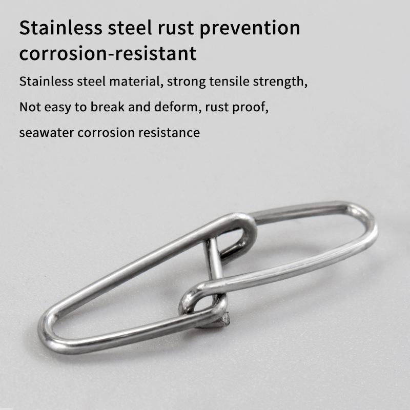 Double Buckle Pin Bfp-300 Stainless Steel High Tensile Strength Durable Smooth Anti Fall Off Fishing Accessories For Sea Fishing