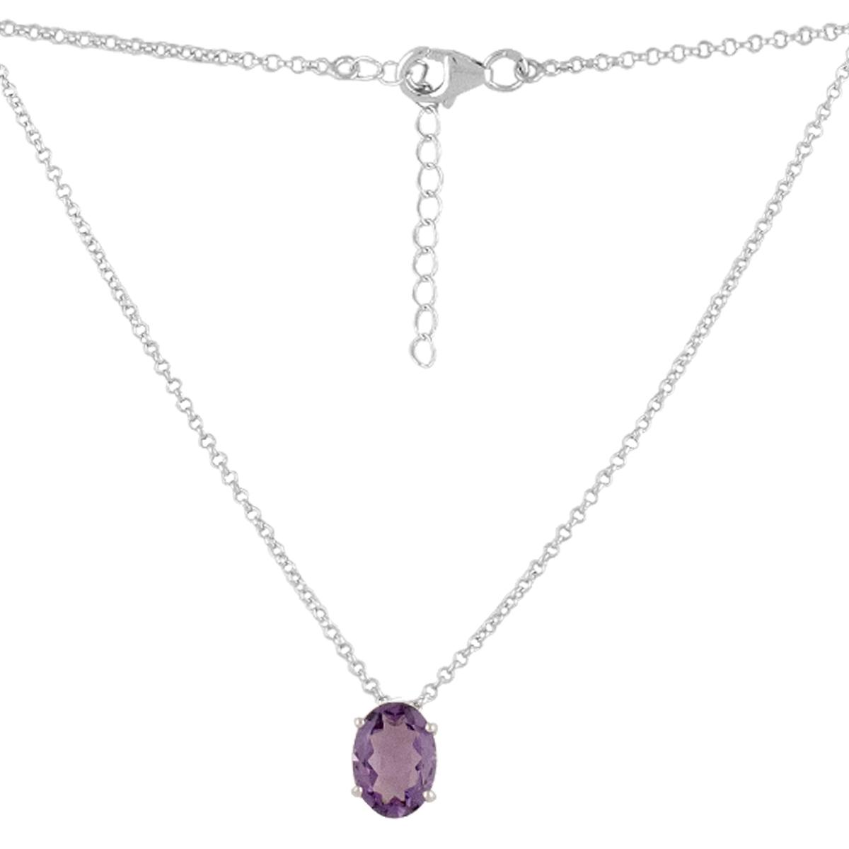 

Срібна каблучка з натуральним аметистом 4.79ct (2118459) 50-53cm аметист