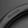 ADY1 Carbon Fiber Car Emblem Steering Wheel Protective Cover For Skoda Octavia A5 Mk3 Fabia Yeti Kamiq Kodiaq Karoq Rapid Vrs Superb