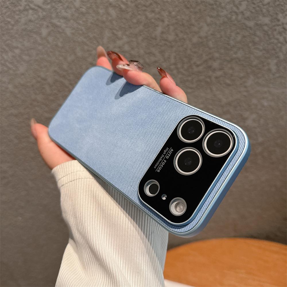Luxury Flannel Woven Magnetic For Magsafe Case For iPhone 17 Pro Max 16 15 14 13 Matte Wireless Charging Hard Shockproof Cover