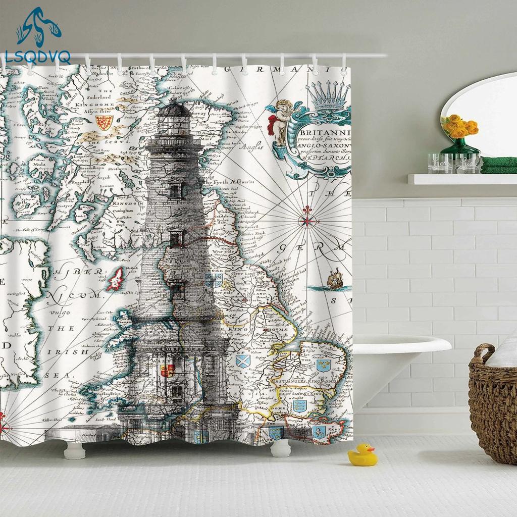 Personality Cartoon Shower Curtain Polyester Fabric Bath Curtain For The Bathroom Decorations Shower Curtains Bathroom Curtain