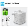 1Set Wireless Rechargeable Air Inflator With LED Lamp Outdoor Inflatable Pumps for Outdoor and Home Use