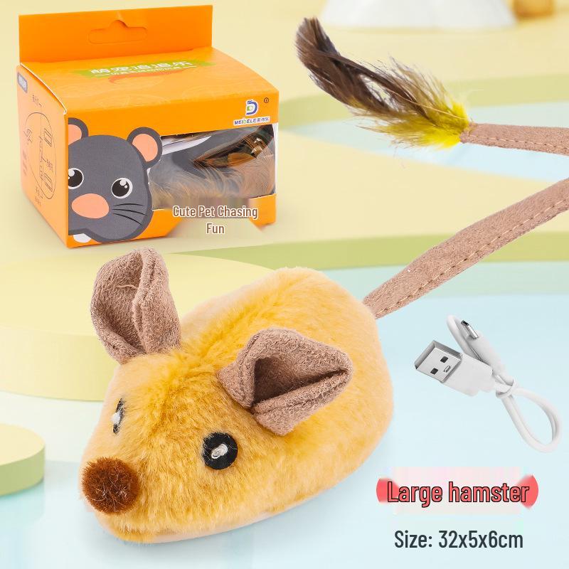 Interaktives elektrisches Maus-Teaser: Intelligentes ferngesteuertes berührungsempfindliches Katzenspielzeug