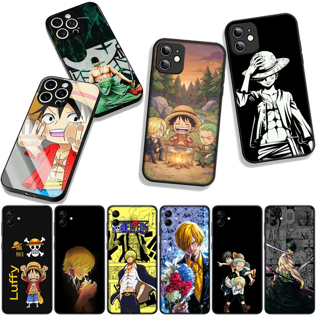 for Samsung Galaxy A36 A17 A26 A07 A35 A54 A53 A13 A33 A34 S8 S9 S20 S21 FE S10 Plus Case Comics One Zoro Piece Sanji Luffy