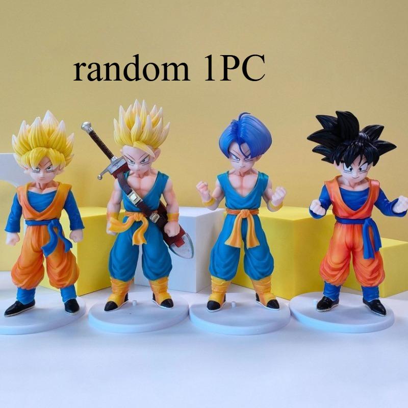 

4 шт. Аниме Dragon Ball Молодой Сон Гоку Сон Гохан Транкс Готенкс Стоящая Коллекционная Модель Игрушка Подарочный Набор Фигурка Действия ПВХ Премиум Качество