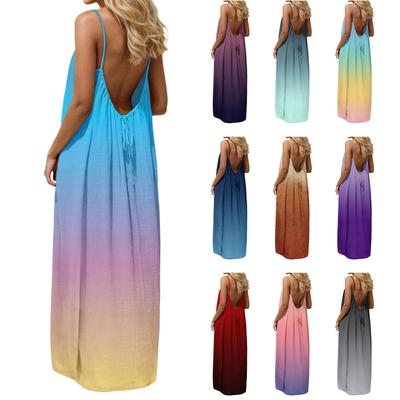 Women's Casual Fashion Gradient Print Dress