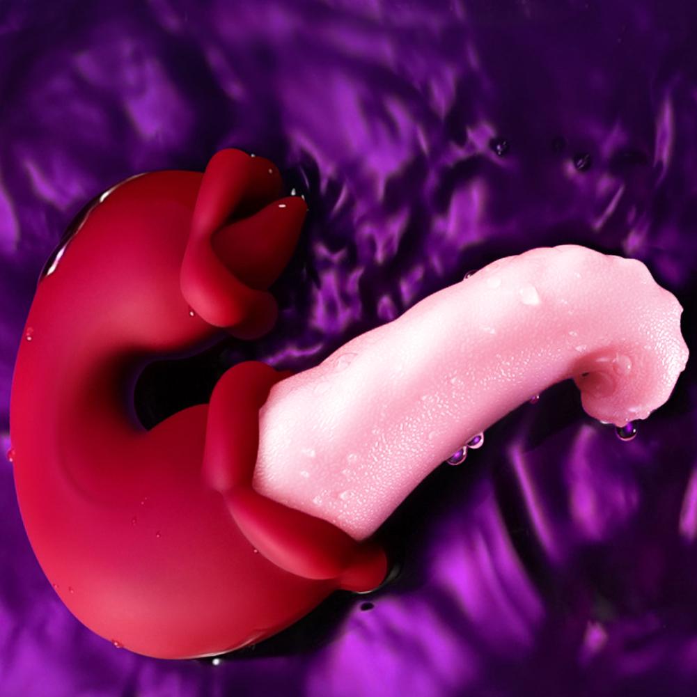 Vibrační sexuální hračky pro dospělé pro ženy 3 v 1 vibrátory s tlačením jazyka, dildo, sexuální hračky, sexuální hračky pro dospělé, hry pro páry
