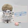 9cm Doll Glasses Fashion Round Frame High Quality Plush Animal Doll  20cm Cotton Dolls