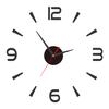 Kreative und einfache DIY-Wanduhr, Lochfreie Wandaufkleber-Uhr, Stille Acryl-Dekorative Wanduhr