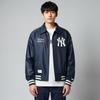 New Era MLB Los Angeles Dodgers Letter Embroidery Back Print Zip-Up Long Sleeve Jacket Unisex jackets Blue 14179179
