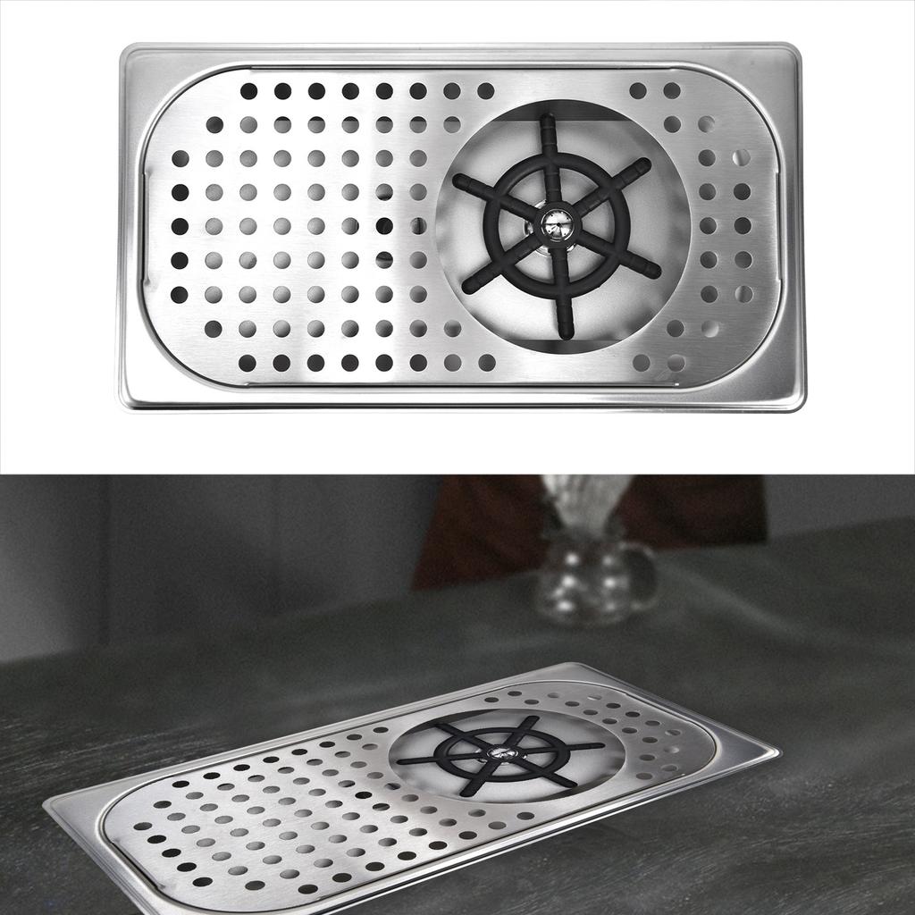 Automatic Cup Washer Fast Flushing G1/2 Stainless Steel Pitcher Rinser for Hotel Cafe Home