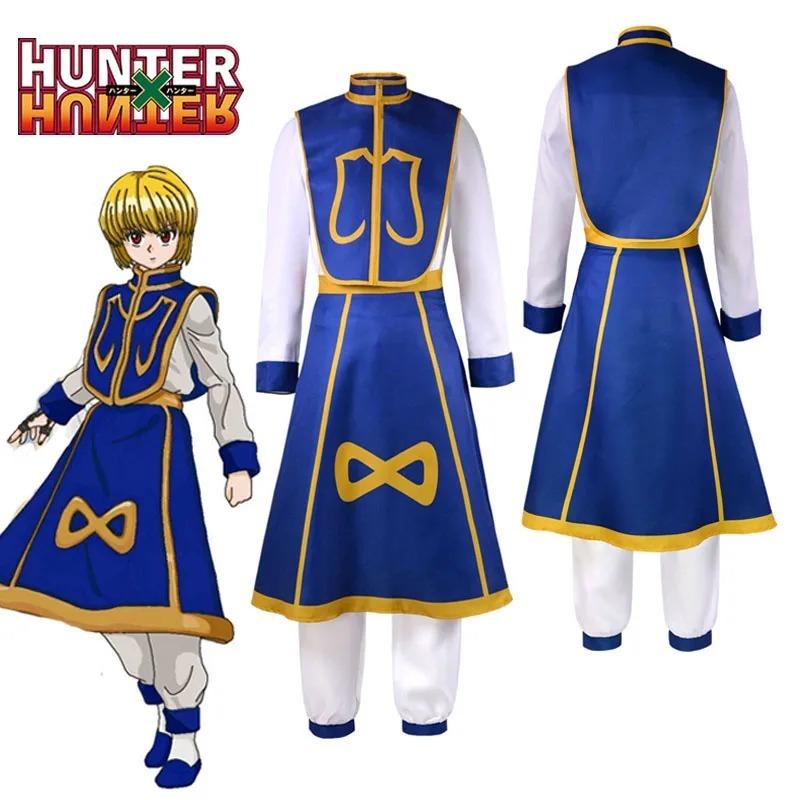 Hunter X Hunter Kurapika Judgement Chains Cosplay& Halloween Costume Bracelet & Wig