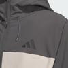 adidas Softshell Sports Fleece Lined Hooded Comfortable Jacket Unisex Beige KF5231