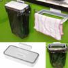 Attach-A-Trash: Cabinet Door Hanging Kitchen Garbage Rack