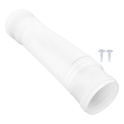 Rain Gutter Downspout Extension Flexible PE Extendable Drain Away Extender for Outdoor Villa Round