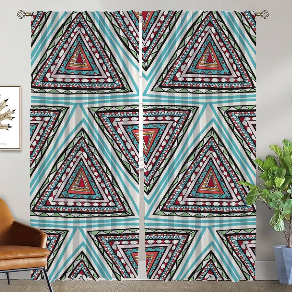 Aztekische Moskitonetze für Wohnzimmer Halloween Dekoration Jalousien Verdunkelungsvorhang Tüll für Schlafzimmer Trennwand Küche