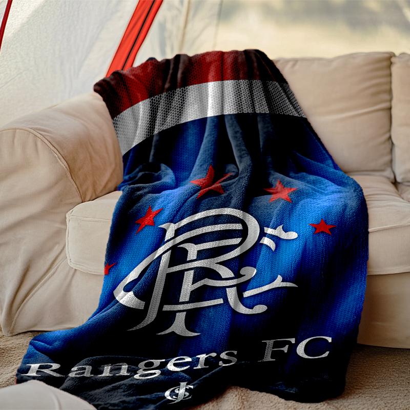 Rangers FC Blanket Lightweight Print Throw Blanket For Couch, Bed, Car, A Heartfelt Gift for Your Family and Friends