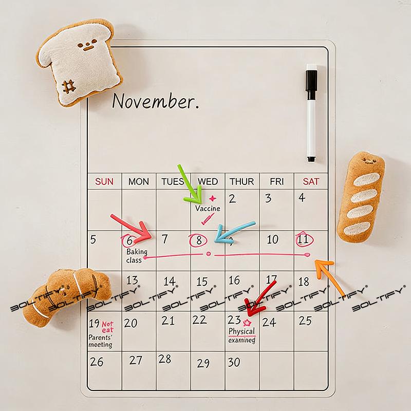 6 Pack Creative Cute Funny Arrow Shape Fridge Magnet Stickers Refrigerator Decoration Gift Arrow Whiteboard Message Home Decor