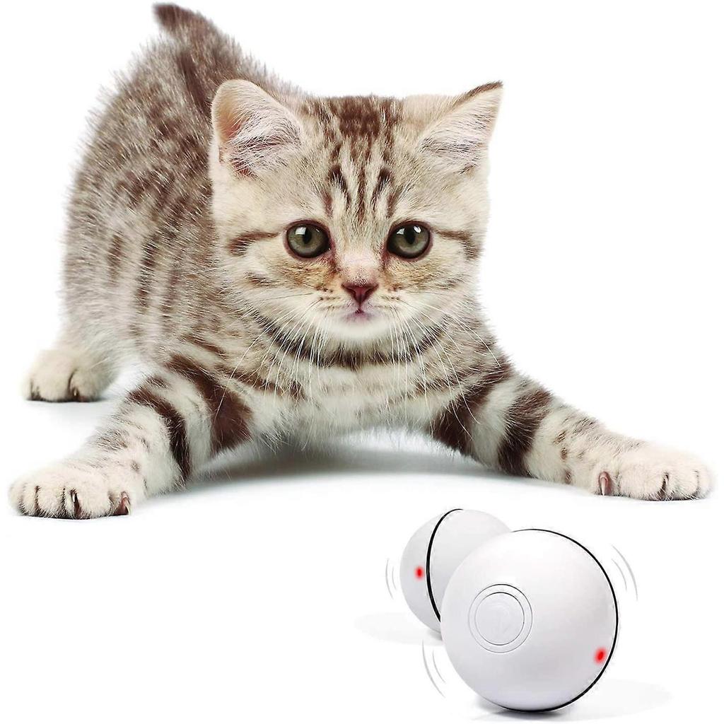 Smart Interactive Cat Toy - New Version 360 Degree Self Rotating Ball