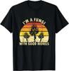 I_m A Fungi Funny Mushroom Foraging Shirt Retro Fungi-Hunter T-Shirt