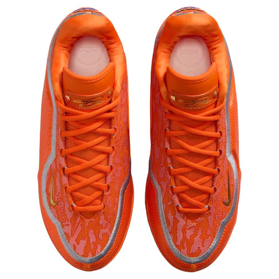 Nike Lebron 23 Slip Resistant Abrasion Resistant Basketball Shoes Unisex Safety Orange IV5648-800