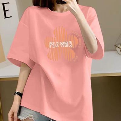 Summer Women's Short Sleeve T-shirt Pattern Print Fashion Casual Round Neck Comfortable Women's Short Sleeve T-shirt