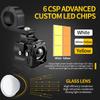 1Set 40W Motorcycle LED Spotlight Fog Lights For BMW R1250GS ADV F800GS R 1250 GS LC Yamaha MT07 MT09 Auxiliary Light Assemblie