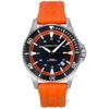 Khaki Navy Scuba Orange Rubber Strap Black Dial Automatic H82395331 100M Men's Watch