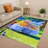 3D  Cute Minions Cartoon Christmas Gift Living Room Non-Slip Area Rug Carpet for Bedroom Playroom Sofa,Home Decor Doormat